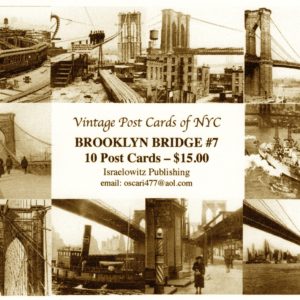 Post Cards of NYC – Brooklyn Bridge #7